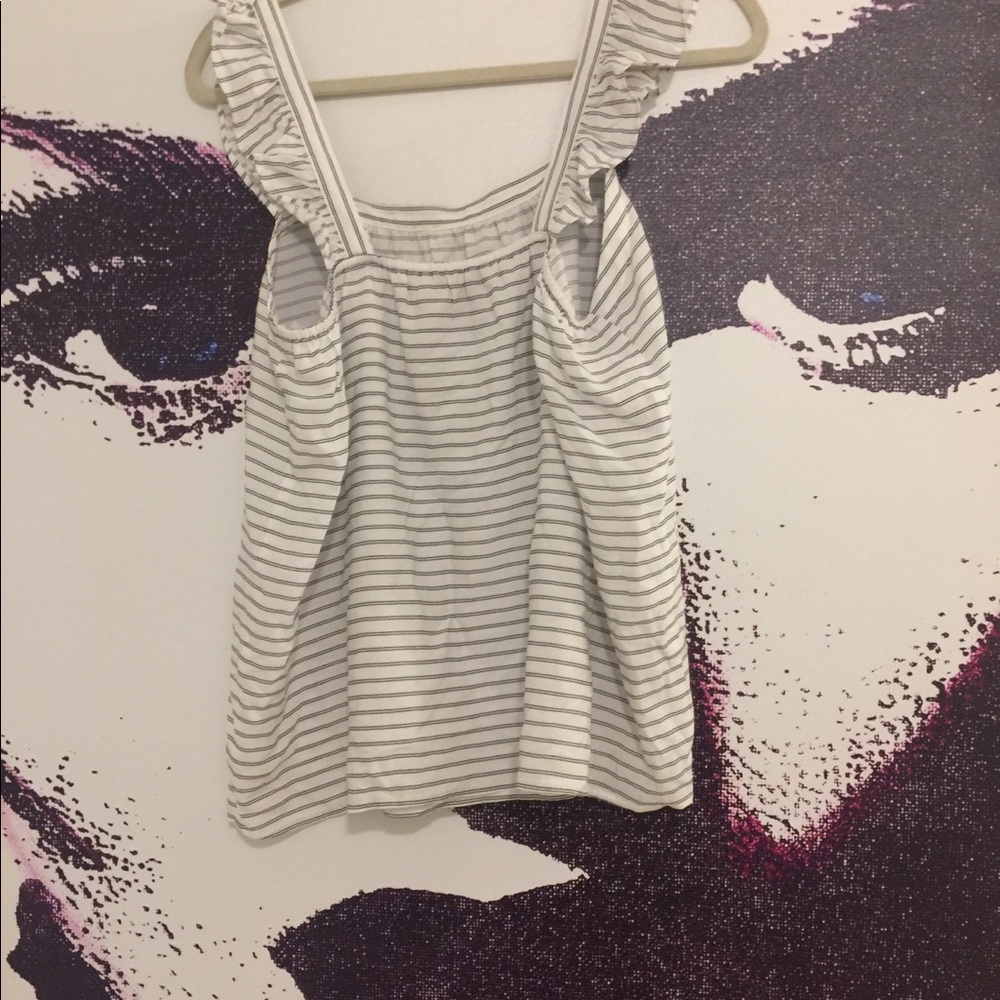 Loft black and white striped tank - Picture 2 of 4